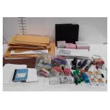 Office supplies, includes manilla envelopes,