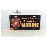 Marine license plate