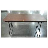 Laminate folding table, 5 ft., seller code AO