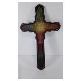 Decorative Cross, wall hanging, 20"×12", new