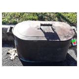 Early Copper Washer Broiler with lid