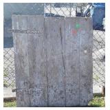 Old Wooden Barn Door, Half Stall Door Type, with