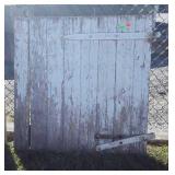 Old Wooden Barn Door, Half Stall Door Type, half