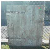 Old Wooden Barn Door, Half Stall Door Type, with