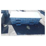 18 Drawer Shop Hardware Organizer, Bin Stackable