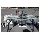 Delta Sawbuck Frame & Trim Saw, portable work