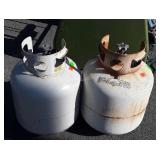 Two Propane Tanks and Empty