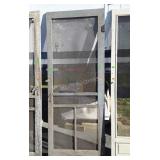 Early Farm House Screen Door, wood framed, 32x80