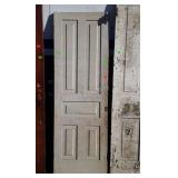 Early Farm House paneled Door, solid wood, 24x72
