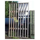 Wood made Panel of sorts, old board made, 54x92"