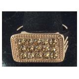 Size 14 light Colorado topaz crystal men