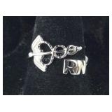 Sterling silver size 6 RN ring