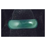 Size 5 green agate 9.5ct band ring