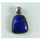 Made in Mexico Blue Goldstone Pendant, 9.1 grams