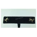 Petite Cat Stud Earrings, 1.3 grams  Sterling