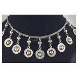 Vintage Dangle Necklace w/ S Clasp, 40.7 grams