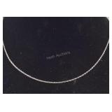 Silver Chain, 1.3 grams  Sterling Silver, size