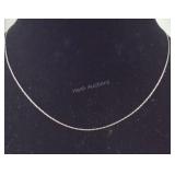 Silver Chain, 0.9 grams  Sterling Silver, size