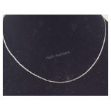 Silver Chain, 0.9 grams  Sterling Silver, size