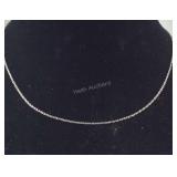 Silver Chain, 1 grams  Sterling Silver, size 18"