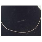 Silver Chain, 0.9 grams  Sterling Silver, size