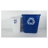 Waste and recycling cans