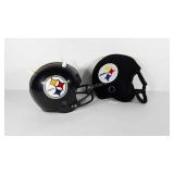 Pittsburgh Steelers pillow and helmet