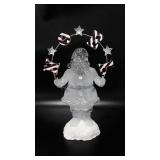 Holiday decor, Noel Santa centerpiece LED ice