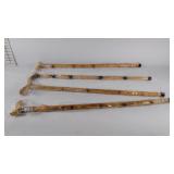 Wooden canes (4)