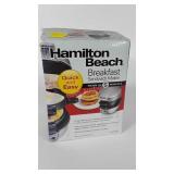 Hamilton Beach breakfast sandwich maker, new in