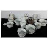 Enamelware planters and containers, small 4"