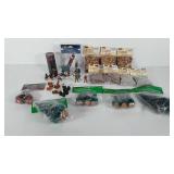Christmas village accessories, includes trees,