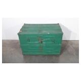 Painted chest, has some tears on top and back