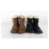 Two pairs of Ugg ankle boots, size 9