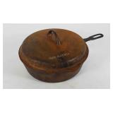 Cast iron chicken dryer, #8, shows rusting