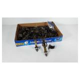 Cabinet hardware, large group of pulls, handles