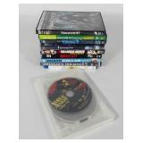 DVDs, 10 titles, note Broken City is missing one