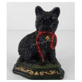 Cast iron dog door stop