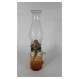 Canning jar oil lamp