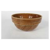 Stoneware mixing bowl, marked USA, 8"
