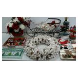 Christmas decor, wreaths, ornaments and more