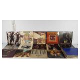 Rock vinyl records, includes the Beatles, Rolling