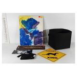 Miscellaneous group, painting made by elephant,