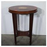 Hekman Copley side table, top shows wear, 25.5"