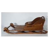 Wooden sled, 35.5",