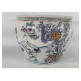 Asian themed planter, 12" × 10"