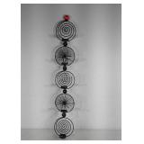 Decorative metalworks hanging votive candle