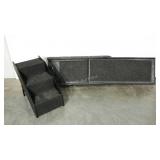 Pet steps, 19", and an adjustable ramp