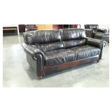 Leather sofa, 84" wide, seller code XP, small