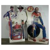 Kyle and Richard Petty NASCAR cardboard